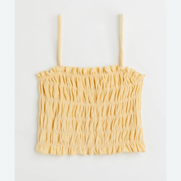 H & M Smocked Terry Top - Picture 6 of 7